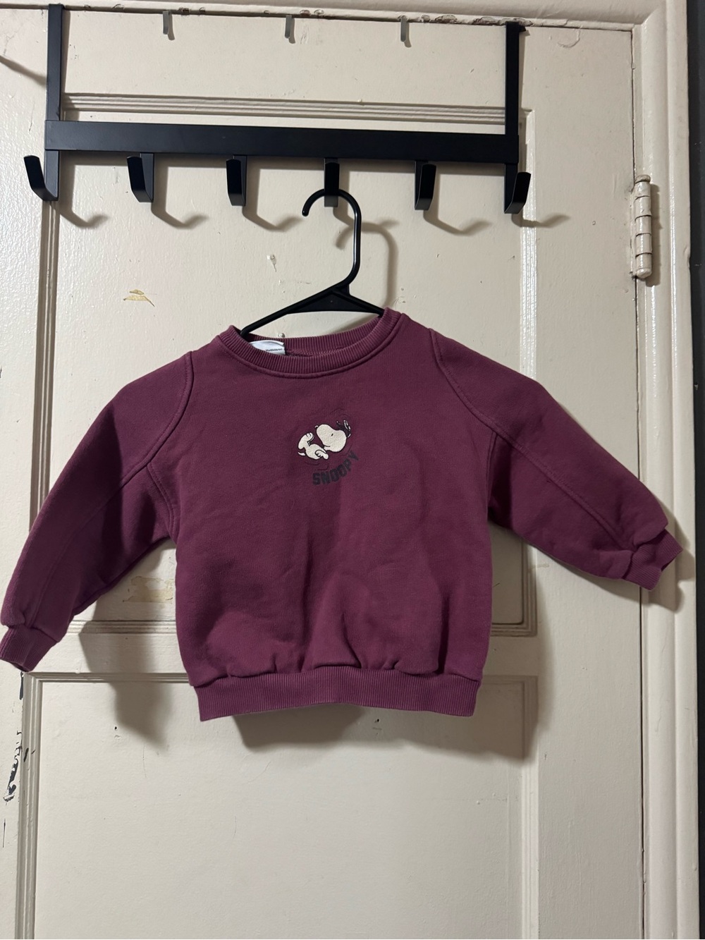 Zara Dusty Plum Crewneck Sweatshirt